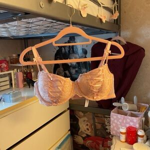 Adore Me Blush Pink Lace Bra